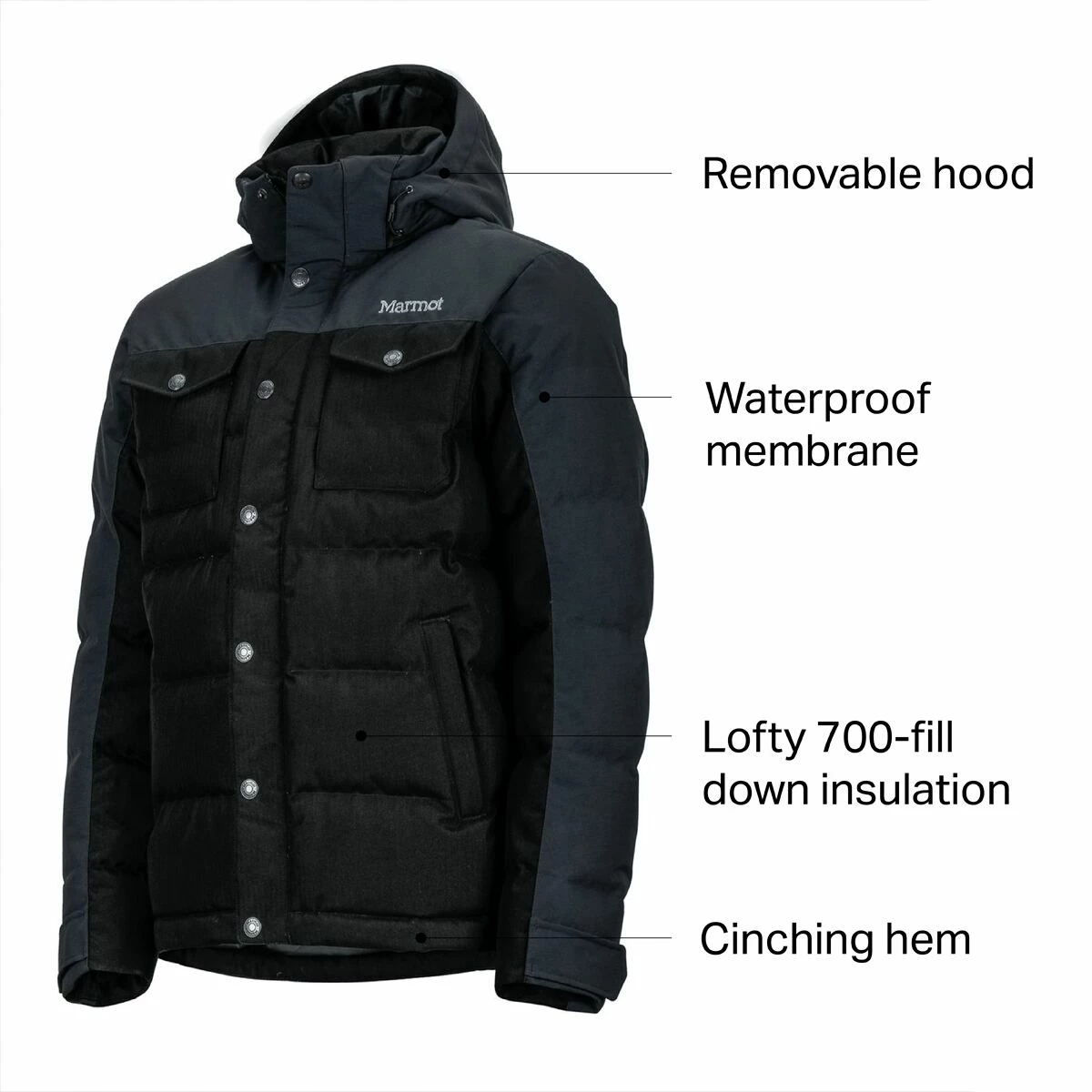 Cheap 😀 Marmot Fordham Down Jacket Men's 🎁 7 Cheap 😀 Marmot Fordham Down Jacket Men's 🎁 - Image 7