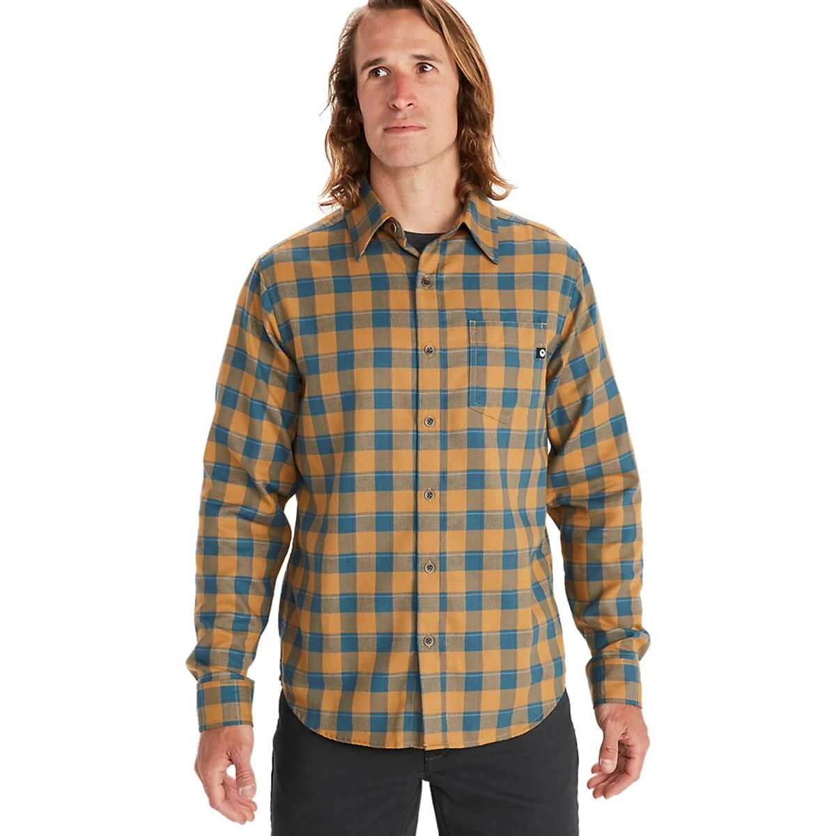 New ⭐ Marmot Bodega Lightweight Long Sleeve Flannel Men's 😀 1 New ⭐ Marmot Bodega Lightweight Long Sleeve Flannel Men's 😀