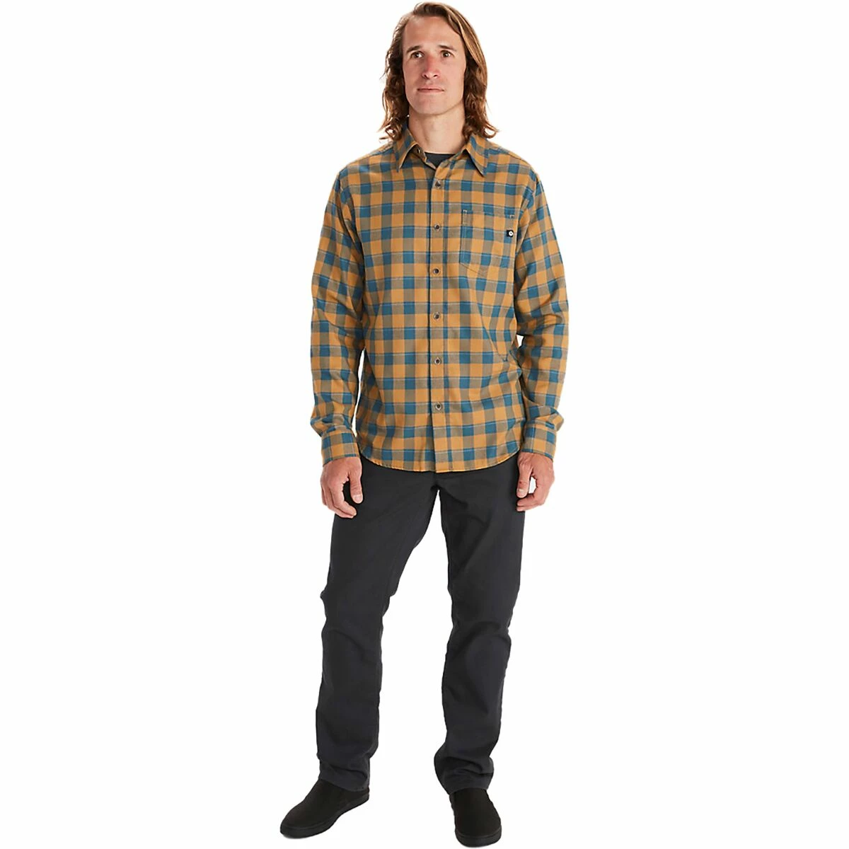 New ⭐ Marmot Bodega Lightweight Long Sleeve Flannel Men's 😀 2 New ⭐ Marmot Bodega Lightweight Long Sleeve Flannel Men's 😀 - Image 2