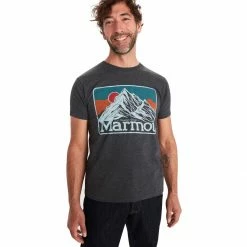 Promo 😍 Marmot Mountain Peaks Short Sleeve T 👚 Shirt Men's ✔️