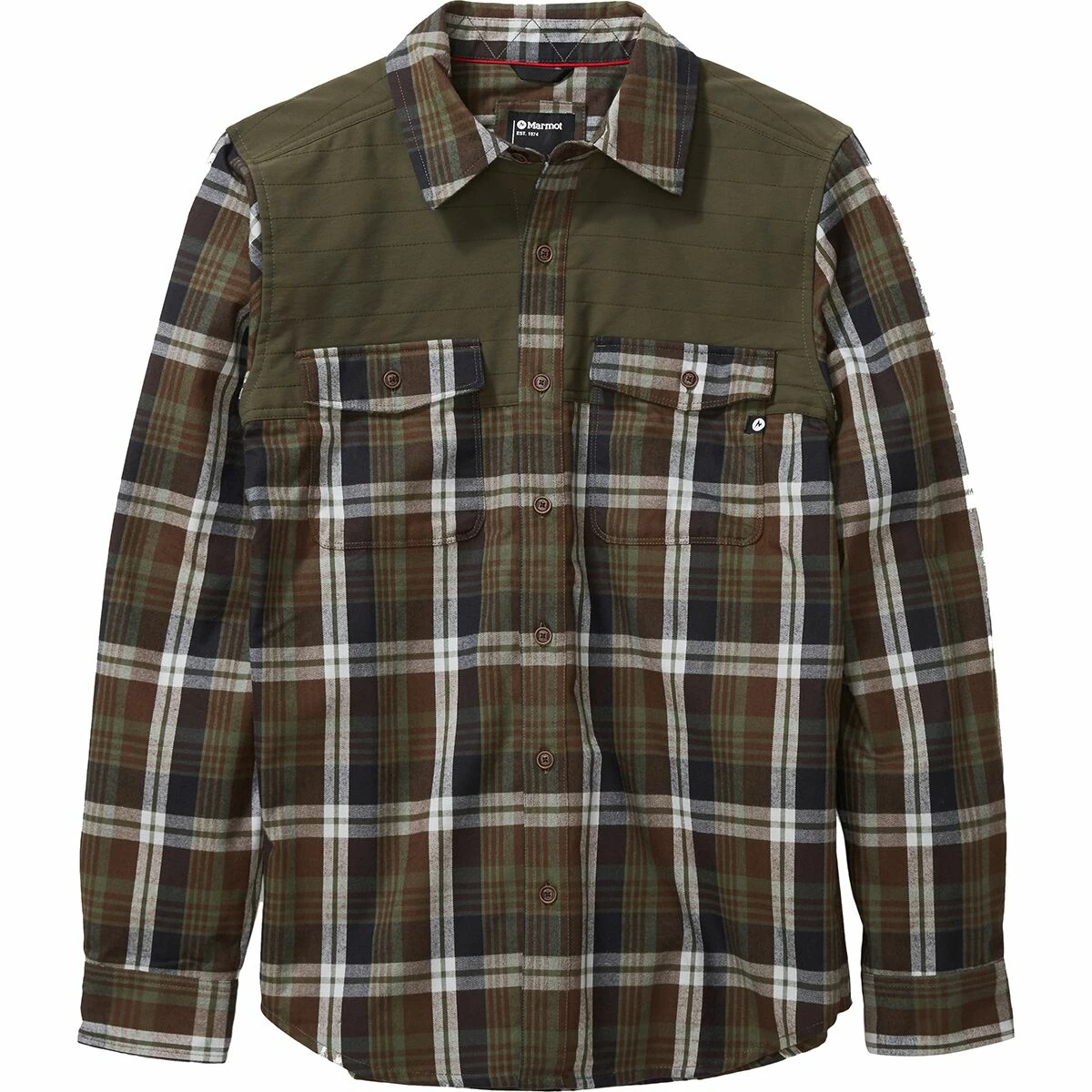 Deals 🎉 Marmot Needle Peak Midweight Flannel Long Sleeve 👕 Shirt Men's 🥰 5 Deals 🎉 Marmot Needle Peak Midweight Flannel Long Sleeve 👕 Shirt Men's 🥰 - Image 5