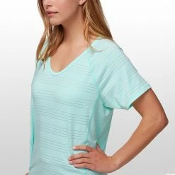 Budget 🧨 Marmot Laja Short Sleeve Top 👩 Women's ✔️ -Hot Sale Marmot Store ICEBLU D3